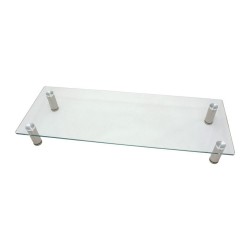 ROLINE Hhenverstellbarer Glas-Monitor-Stnder rechteckig. bis 20 kg — Buy in Cyprus with Fast Delivery