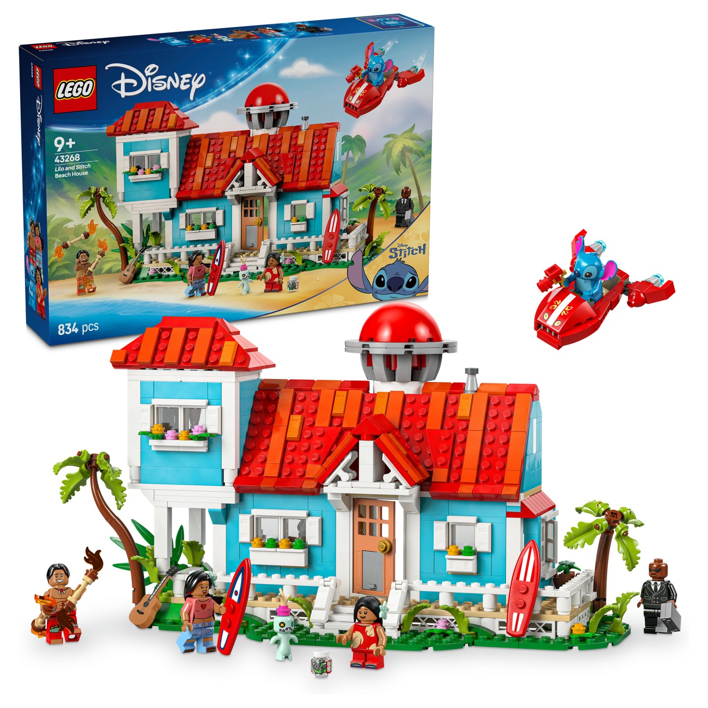 LEGO Disney Classic Das Strandhaus aus „Lilo und Stitch“ 43268 — Buy in Cyprus with Fast Delivery