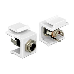 Delock Keystone Modul DC 5.5 x 2.5 mm Buchse weiß — Buy in Cyprus with Fast Delivery
