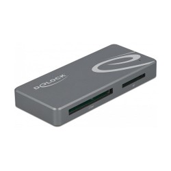 USB Type-CTM Card Reader für CFast und SD Speicherkarten + USB Hub mit Typ-A und USB Type-CTM Port
