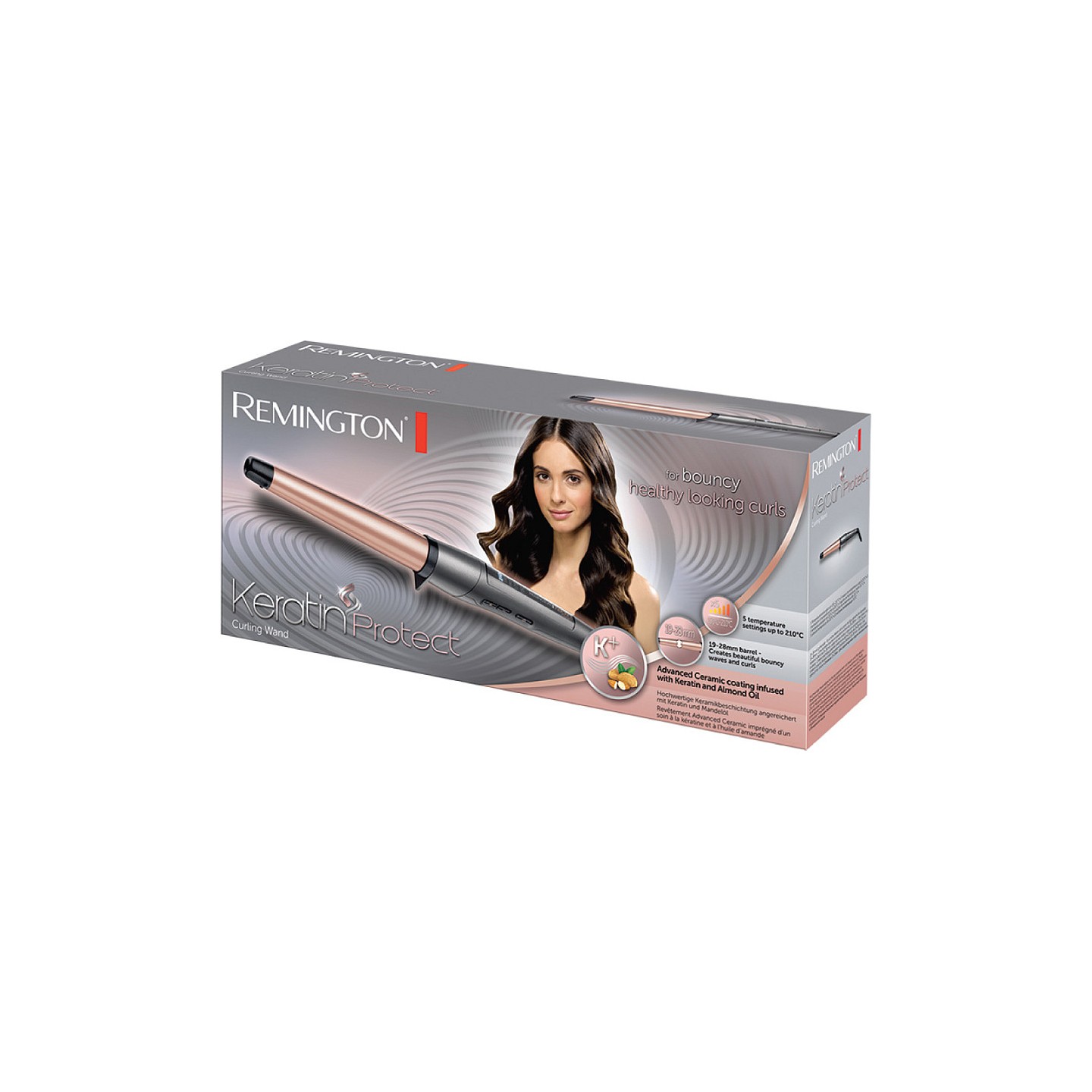 CI83V6 Lockenstab Keratin Protect grau rose gold — Buy in Cyprus with Fast Delivery