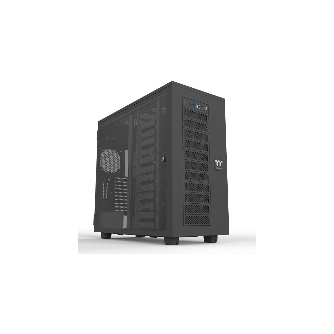 Thermaltake AX700 TG - Full Tower PC Case - Black, E-ATX/ATX/XL-ATX, Tempered Glass, USB-C — Buy in Cyprus with Fast Delivery