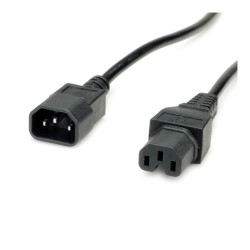 VALUE Netzkabel IEC320 C14 Stecker - C15 Buchse. H05RN-F. schwarz. 3 m — Buy in Cyprus with Fast Delivery