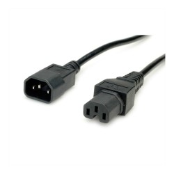 VALUE Netzkabel IEC320 C14 Stecker - C15 Buchse. H05RN-F. schwarz. 3 m — Buy in Cyprus with Fast Delivery