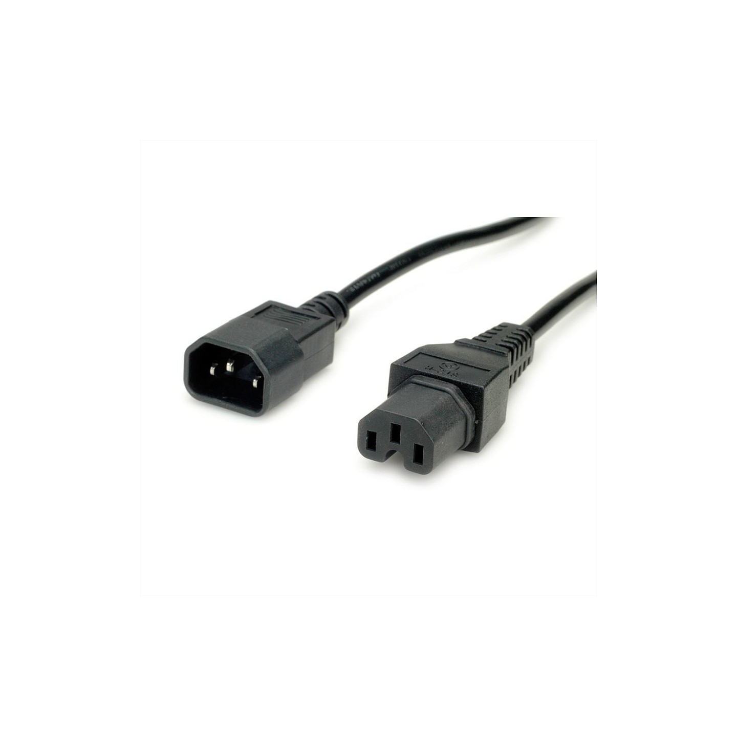 VALUE Netzkabel IEC320 C14 Stecker - C15 Buchse. H05RN-F. schwarz. 3 m — Buy in Cyprus with Fast Delivery