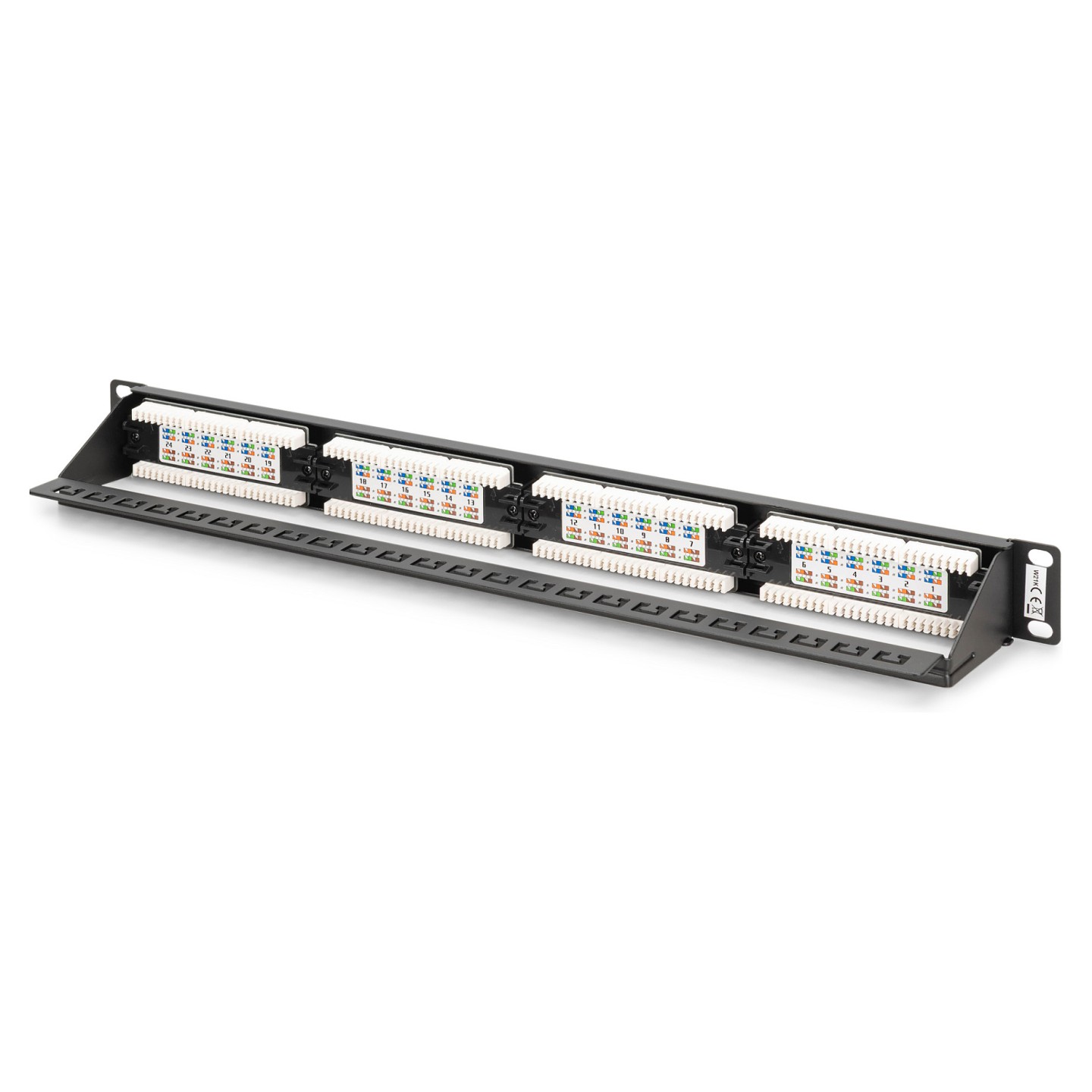 DIGITUS Patchpanel 1U 24-Port LSA Cat6 8P8C ungeschirmt — Buy in Cyprus with Fast Delivery
