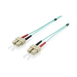 Equip LWL Patchkabel SC- to SC 0.50m Multimode Duplex OM3 turq Polybeutel — Buy in Cyprus with Fast Delivery