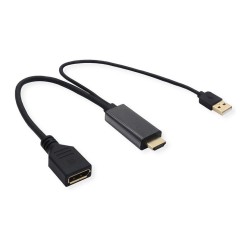 VALUE 4K HDMI-DisplayPort Adapter. v1.2. HDMI ST - DP BU — Buy in Cyprus with Fast Delivery