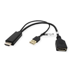 VALUE 4K HDMI-DisplayPort Adapter. v1.2. HDMI ST - DP BU — Buy in Cyprus with Fast Delivery