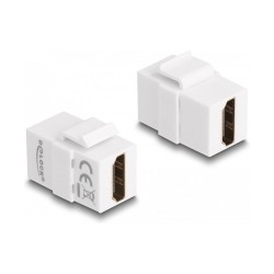 Delock Keystone Modul HDMI Buchse zu HDMI Buchse weiß — Buy in Cyprus with Fast Delivery