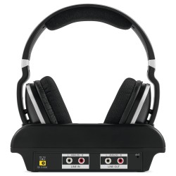 TSAT Stereoman 2 DAB+ sw Stereo-Funkkopfhörer mit Dockingstation 2.4GHz — Buy in Cyprus with Fast Delivery