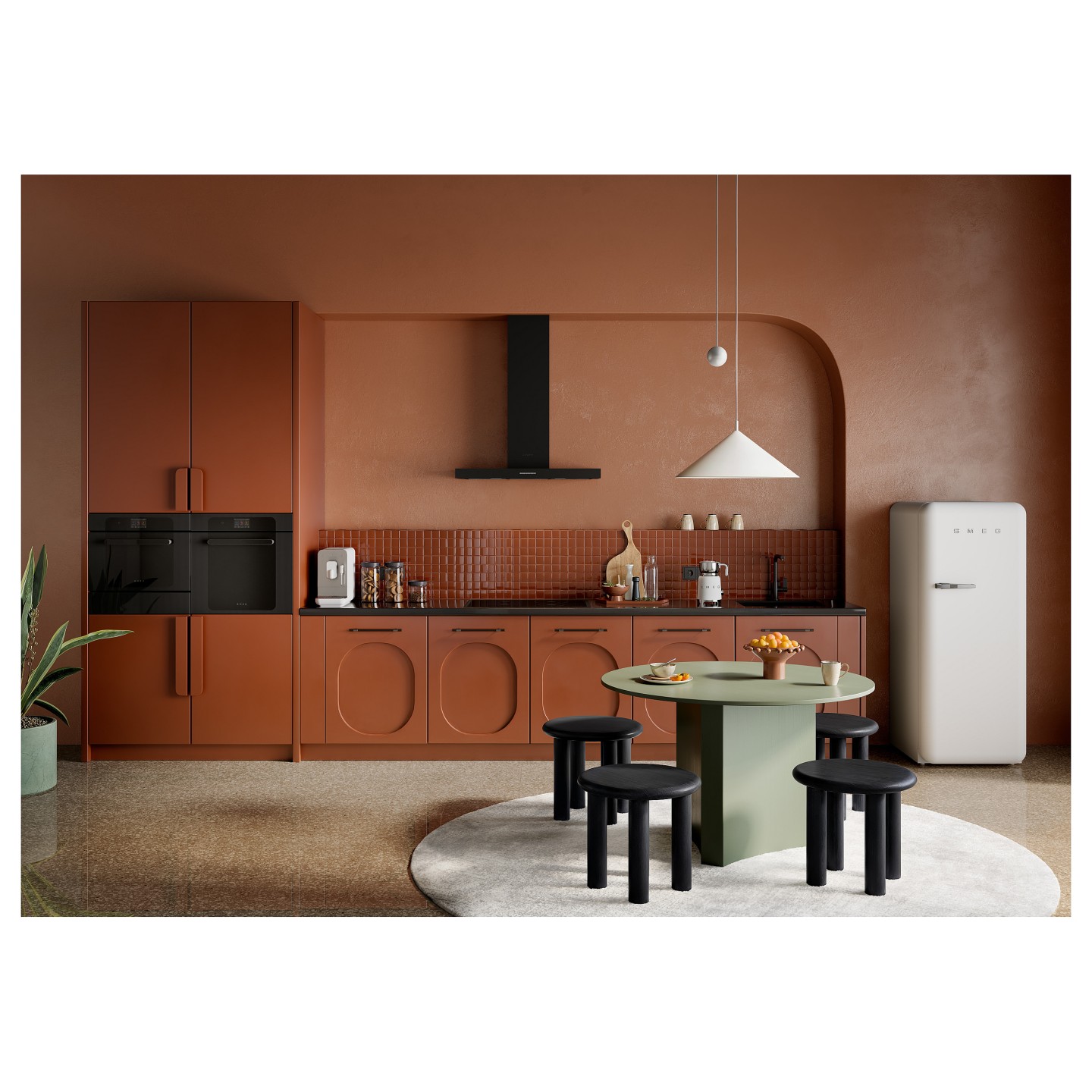 SMEG MFF11WHEU Milchaufschäumer 50`s Style weiß — Buy in Cyprus with Fast Delivery