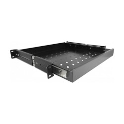 19? Ausziehbare Schublade 1 HE. längenverstellbar bis 280 mm. Tiefe 345 mm. schwarz — Buy in Cyprus with Fast Delivery