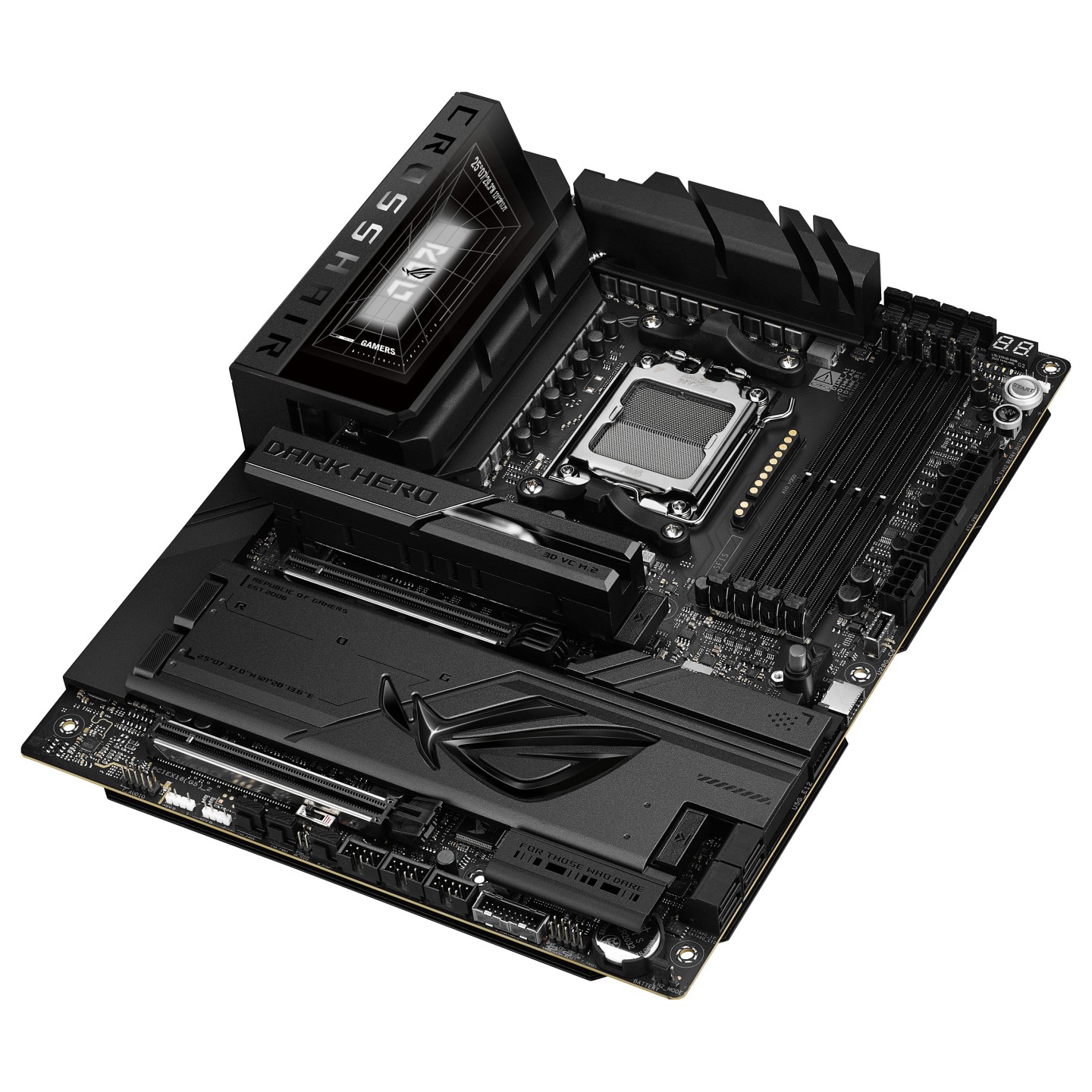 ROG CROSSHAIR X870E DARK HERO WIFI7 ATX Mainboard AM5 HDMI USB4 — Buy in Cyprus with Fast Delivery