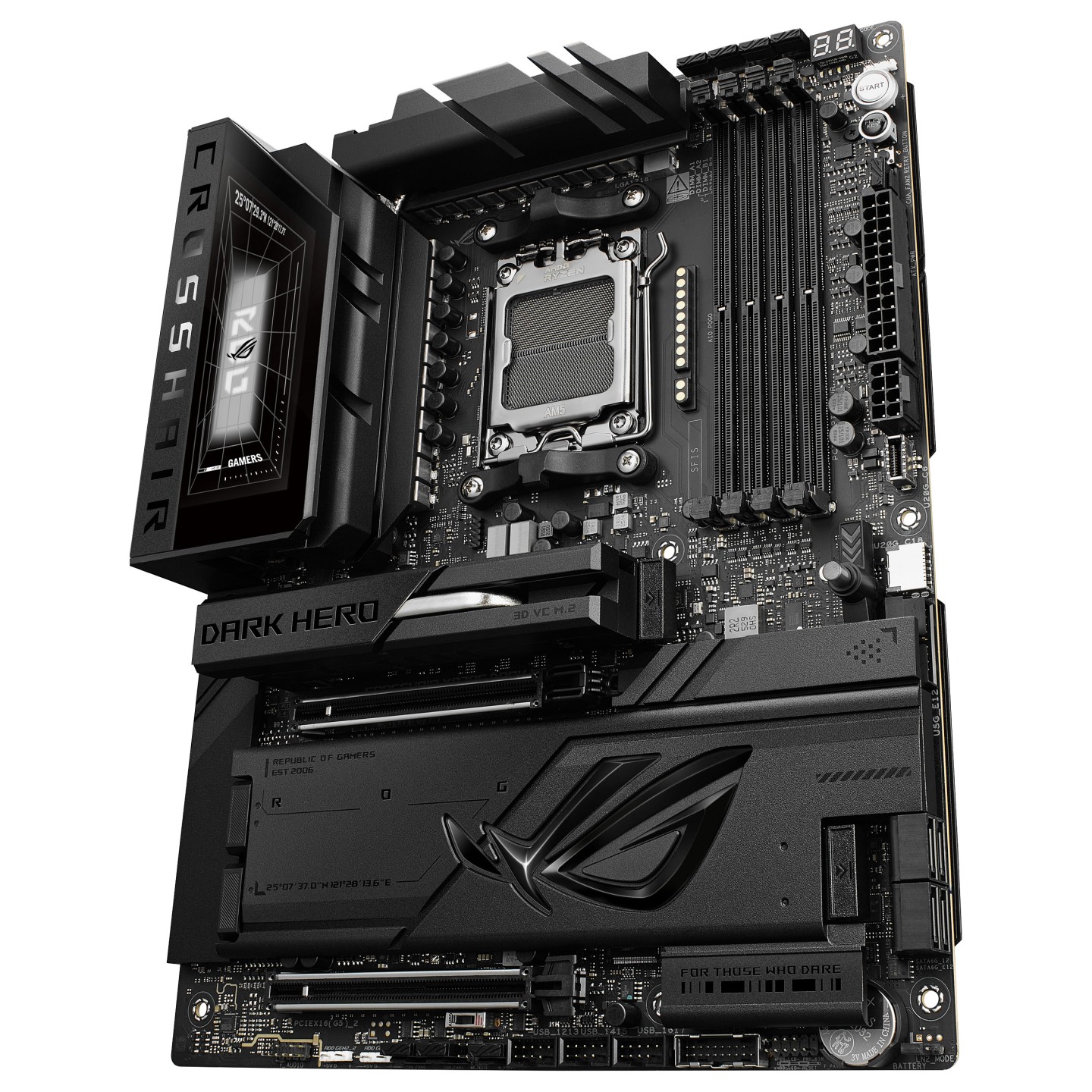 ROG CROSSHAIR X870E DARK HERO WIFI7 ATX Mainboard AM5 HDMI USB4 — Buy in Cyprus with Fast Delivery