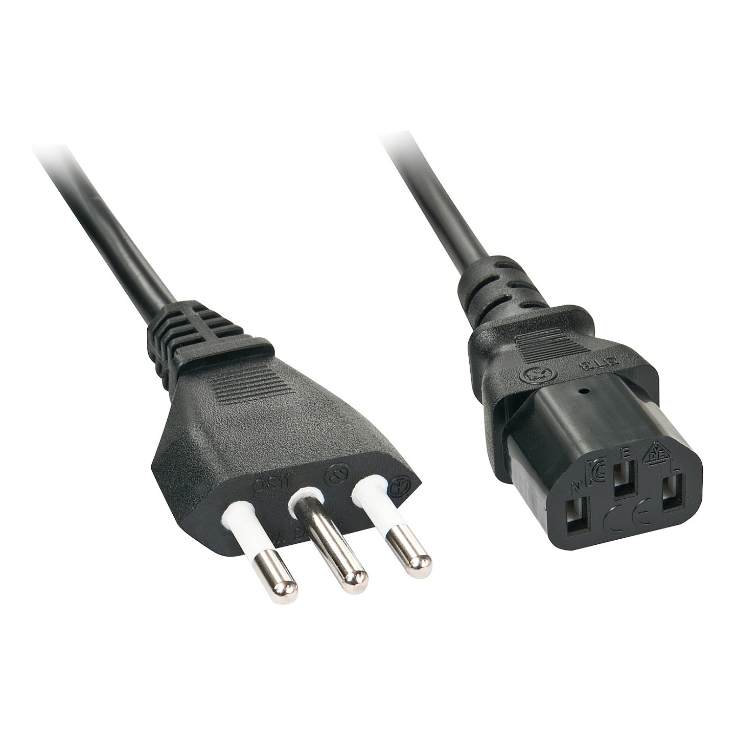 LINDY IEC-Netzkabel Italien IEC320 C1 2m — Buy in Cyprus with Fast Delivery