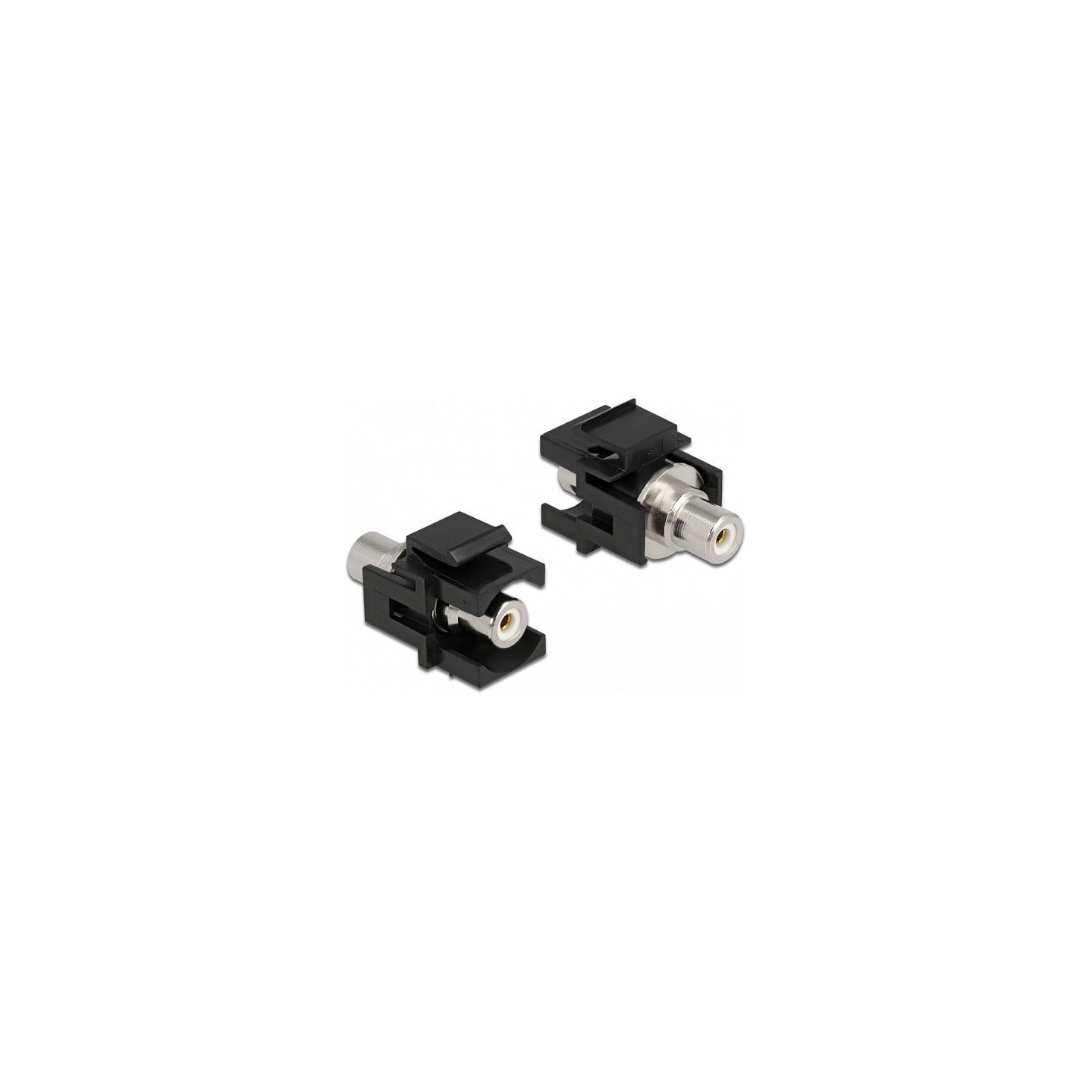 Keystone Modul Cinch Buchse to Cinch Buchse weiß schwarz — Buy in Cyprus with Fast Delivery
