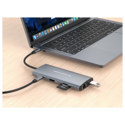 CONCEPTRONIC 10-1 Dock USB-C- to HDMI 2xUSB-C 3xUSB-A + 20cm gr — Buy in Cyprus with Fast Delivery