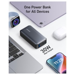 Anker 533 PowerBank 10.000mAh PowerCore 30W PD 1 x USB-A 2 x USB-C black — Buy in Cyprus with Fast Delivery