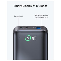 Anker 533 PowerBank 10.000mAh PowerCore 30W PD 1 x USB-A 2 x USB-C black — Buy in Cyprus with Fast Delivery