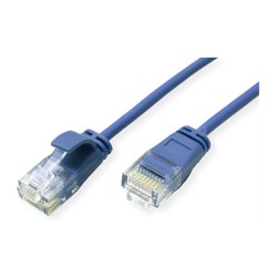 ROLINE GREEN UTP Patchkabel Cat.6A (Class EA). LSOH. slim. blau. 0.3 m — Buy in Cyprus with Fast Delivery