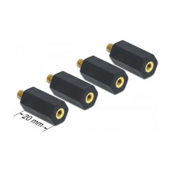 Abstandshalter M4 x M3. Sechskant. Innen Außen. 20 mm schwarz 4 Stück — Buy in Cyprus with Fast Delivery