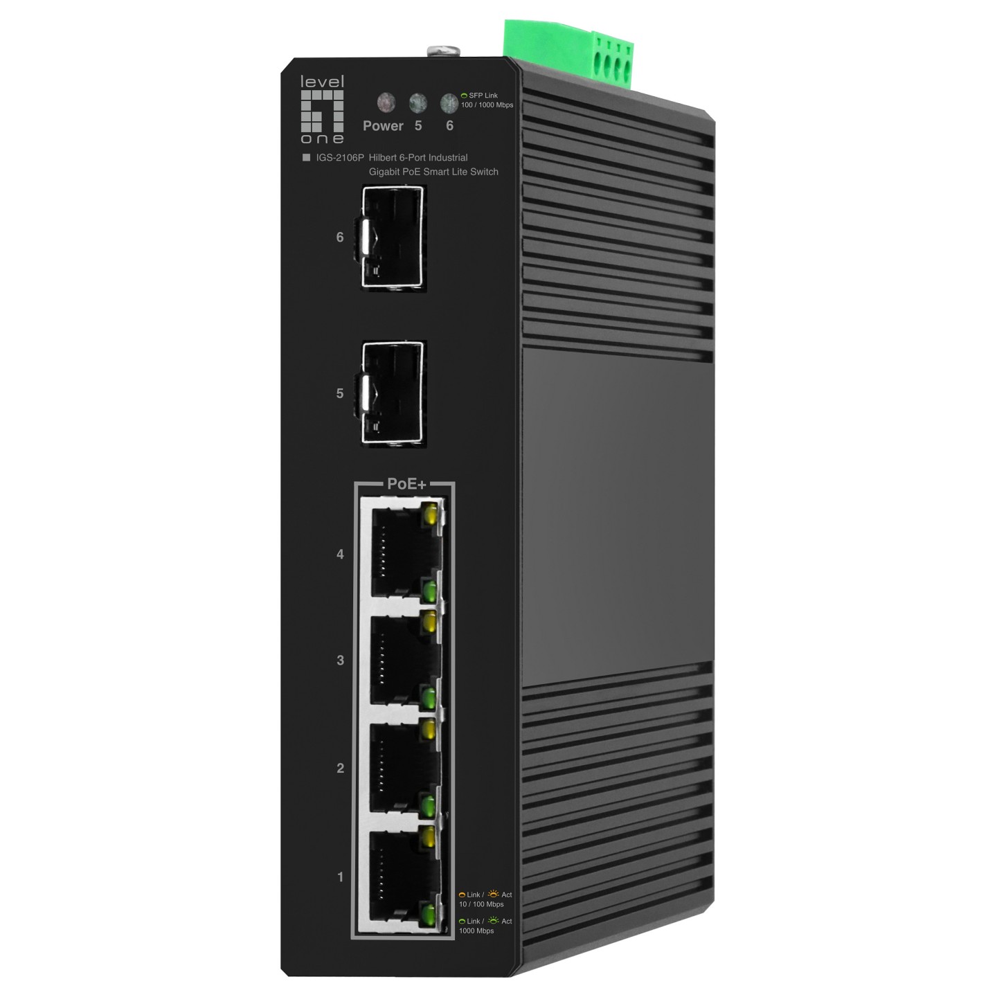 Switch 6x GE IGS-2106P 2xSFP. 4xPoE Outputs sw — Buy in Cyprus with Fast Delivery