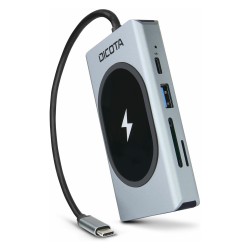 D Dicota USB-C 10-in-1 Charging Hub 4K PD 100W silver — Buy in Cyprus with Fast Delivery