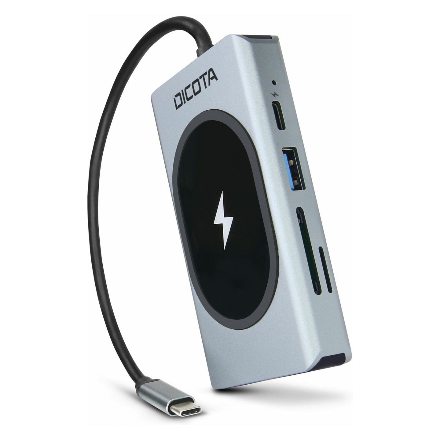 D Dicota USB-C 10-in-1 Charging Hub 4K PD 100W silver — Buy in Cyprus with Fast Delivery