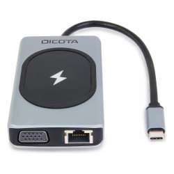 D Dicota USB-C 10-in-1 Charging Hub 4K PD 100W silver — Buy in Cyprus with Fast Delivery