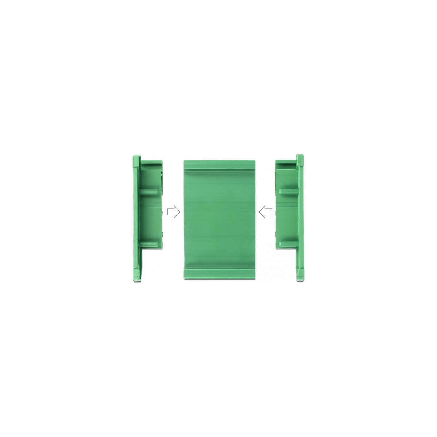 Platinenhalterung (72 mm) für Hutschiene 5 cm lang — Buy in Cyprus with Fast Delivery