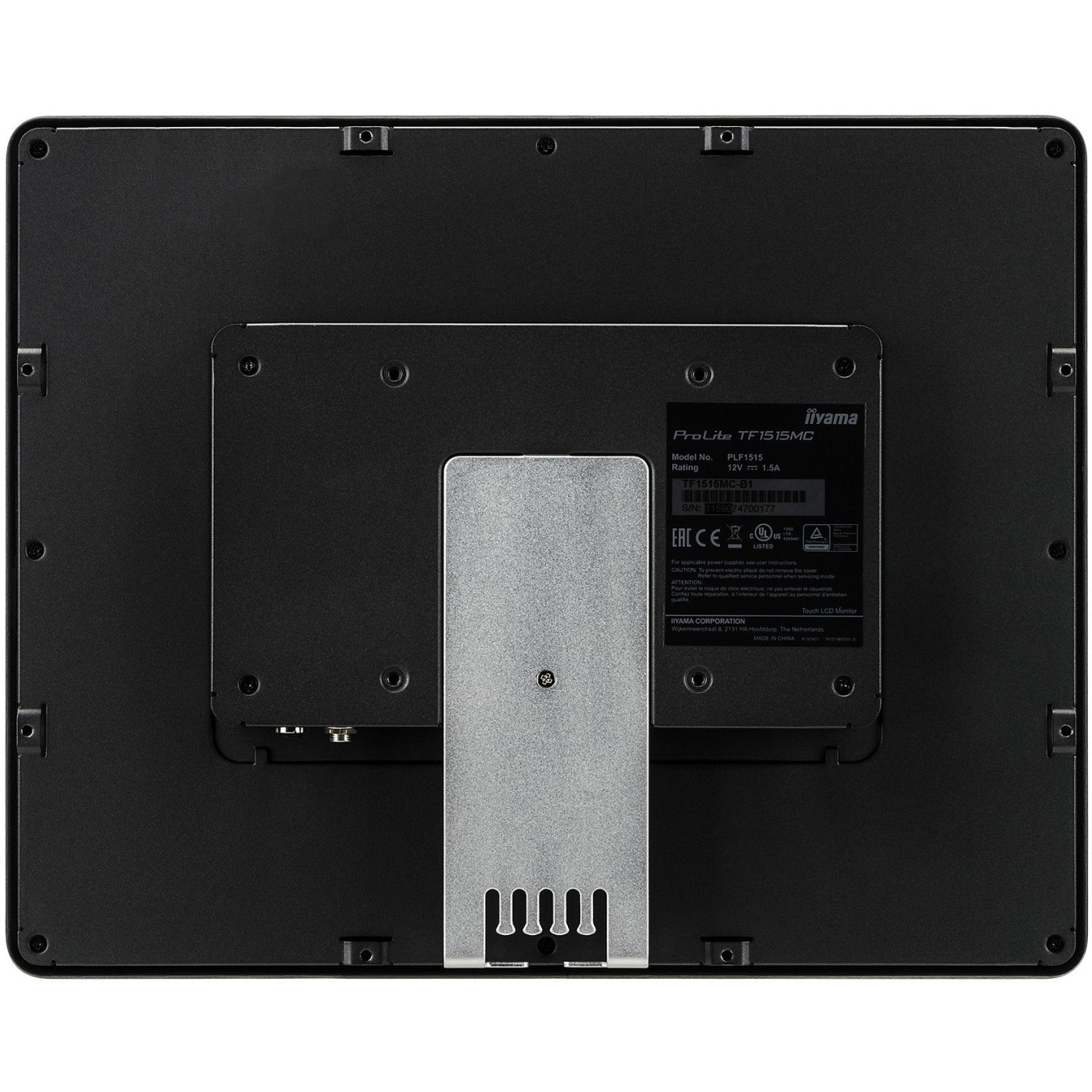 iiyama TF1515MC-B2 - 15" Open Frame PCAP Touchscreen (Black) - 4:3 XGA LED, HDMI & DisplayPort