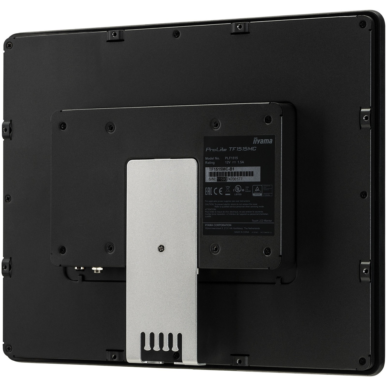 iiyama TF1515MC-B2 - 15" Open Frame PCAP Touchscreen (Black) - 4:3 XGA LED, HDMI & DisplayPort