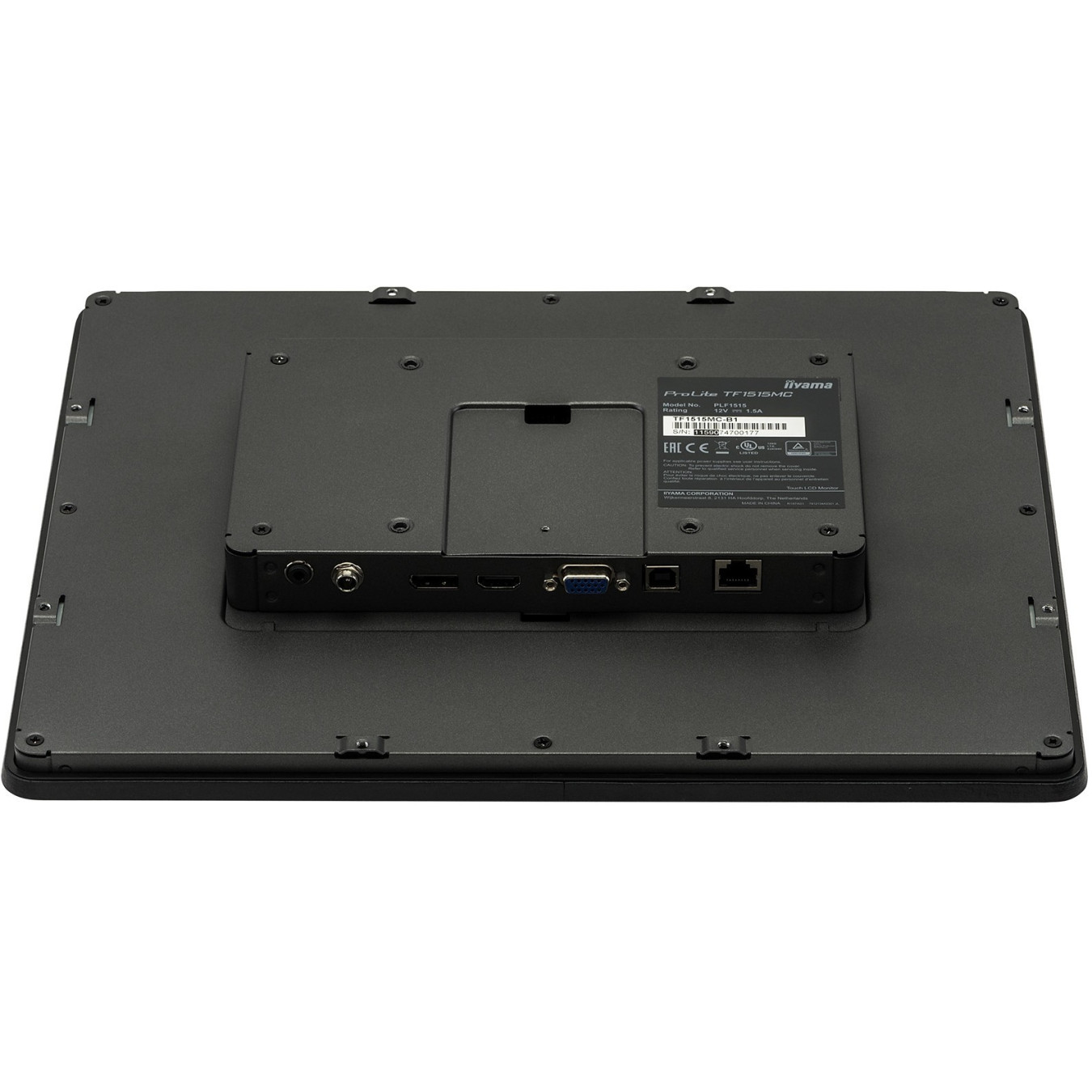 iiyama TF1515MC-B2 - 15" Open Frame PCAP Touchscreen (Black) - 4:3 XGA LED, HDMI & DisplayPort