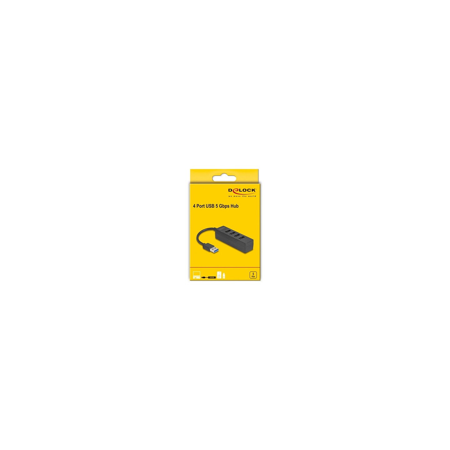 USB Hub 4 Port USB 5 Gbps mit 4 x USB Typ-A Buchse schwarz — Buy in Cyprus with Fast Delivery
