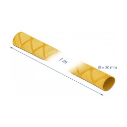 Schrumpfschlauch X-Muster rutschfest 1 m x 20 mm gelb — Buy in Cyprus with Fast Delivery