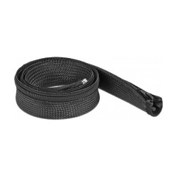 Geflechtschlauch mit Reißverschluss hitzebeständig 1 m x 30 mm schwarz — Buy in Cyprus with Fast Delivery