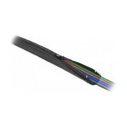Geflechtschlauch mit Reißverschluss hitzebeständig 1 m x 30 mm schwarz — Buy in Cyprus with Fast Delivery