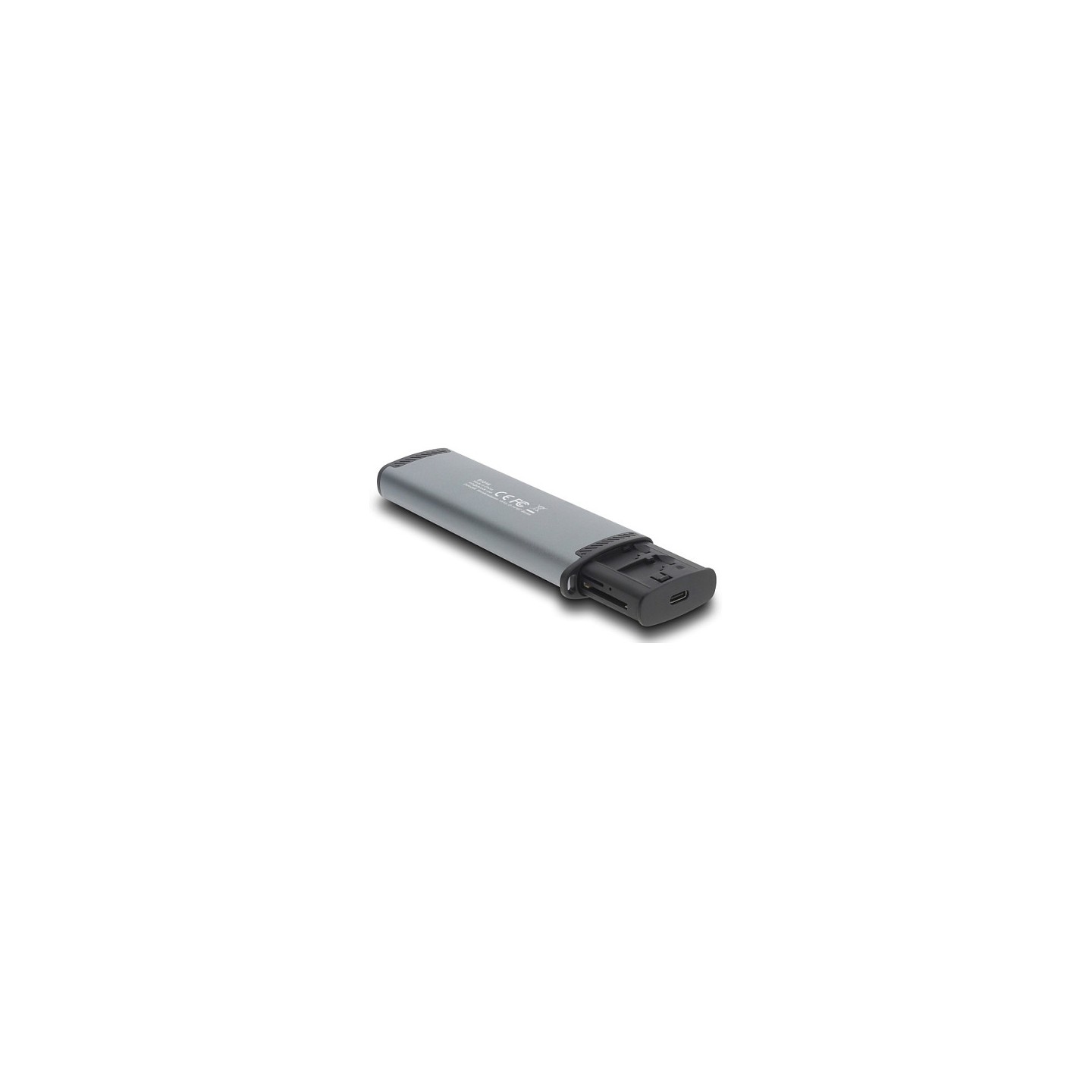 USB 5 Gbps Kartenleser mit SD und Micro SD Slot und Aufbewahrungsfächern für Speicherkarten