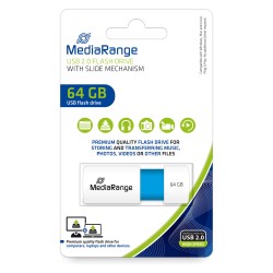 STICK MediaRange USB-Stick 64GB USB 2.0 Color Edt. hellblau — Buy in Cyprus with Fast Delivery