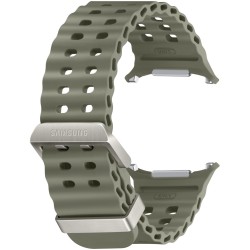 Buy Samsung Marine Band - Galaxy Watch Ultra Replacement Strap - Green with Silv... in Cyprus, Nicosia, Limassol, Larnaka, Pafos