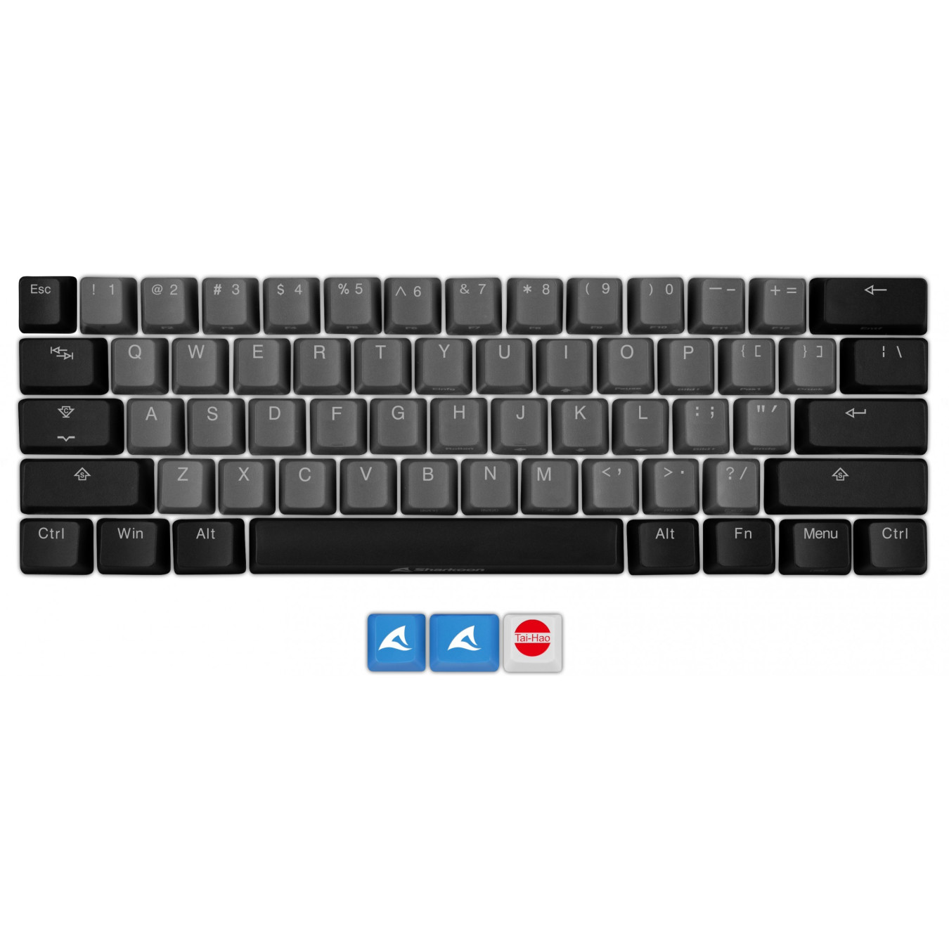 Sharkoon SKILLER SAC20 S4 - SAC20 S4 - Black ANSI US, 61 pcs, for SKILLER SGK50 S4 — Buy in Cyprus with Fast Delivery