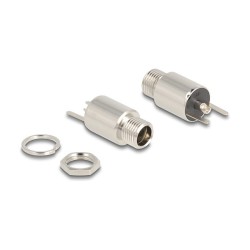 Steckverbinder DC 5.5 x 2.1 mm Buchse zum Einbau Lötversion - rund 20 V 10 A — Buy in Cyprus with Fast Delivery