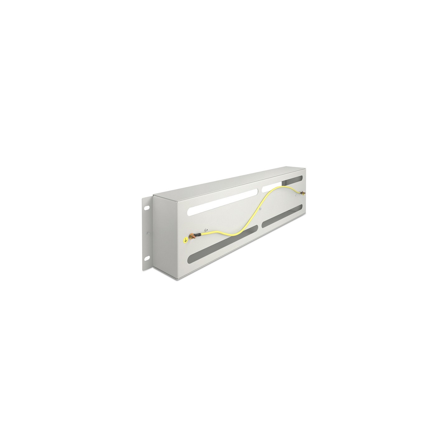 19? Schutzschalterleiste mit Abdeckung und Hutschiene 3 HE Metall grau — Buy in Cyprus with Fast Delivery