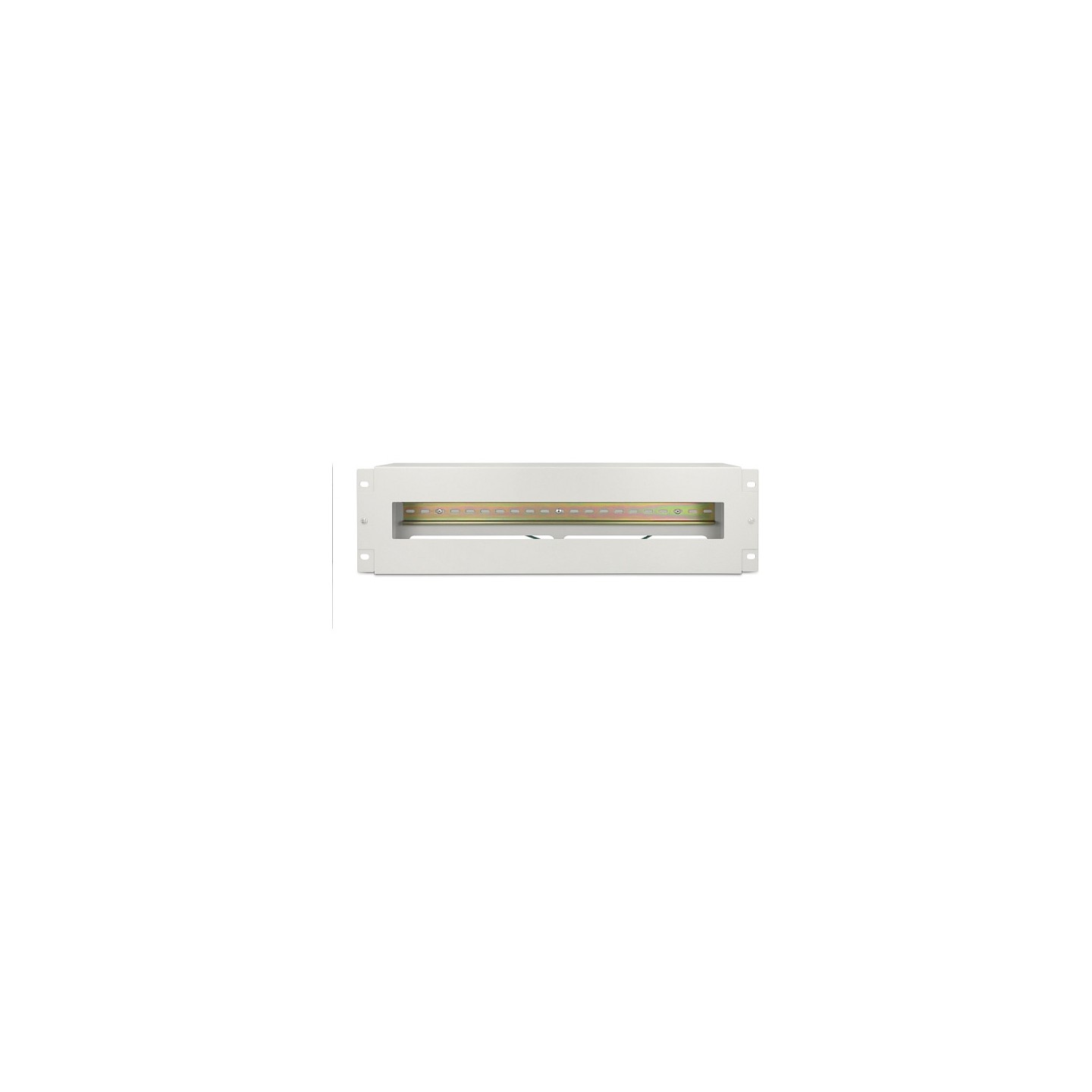 19? Schutzschalterleiste mit Abdeckung und Hutschiene 3 HE Metall grau — Buy in Cyprus with Fast Delivery