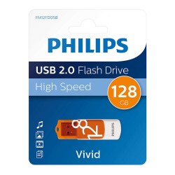 STICK Philips USB 2.0 128GB Vivid Edition Sunrise Orange — Buy in Cyprus with Fast Delivery