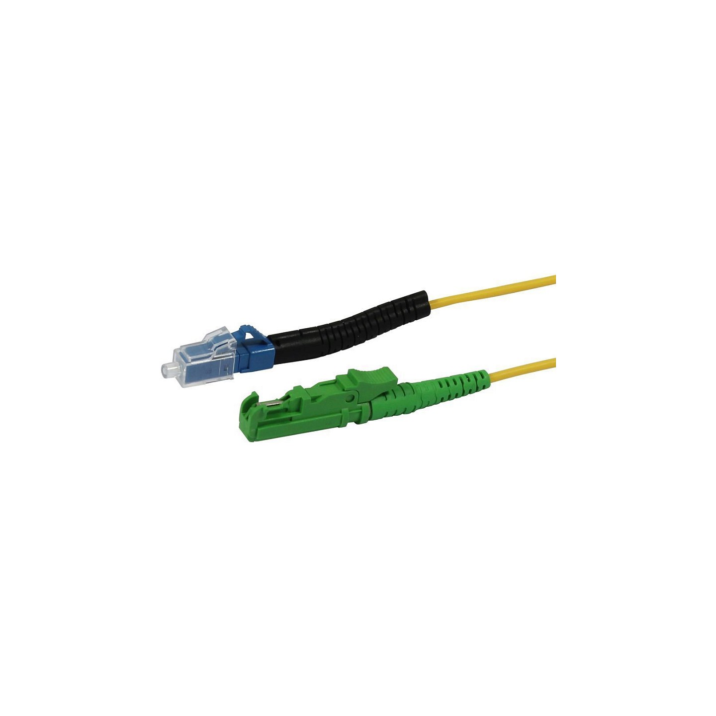 Synergy21 LWL-1-Faser-Patchk. 20mtr.LC-LSH(E2000APC). 9 125u. OS2. G657A2. AD2mm. LC hat flexible Knickschutztülle