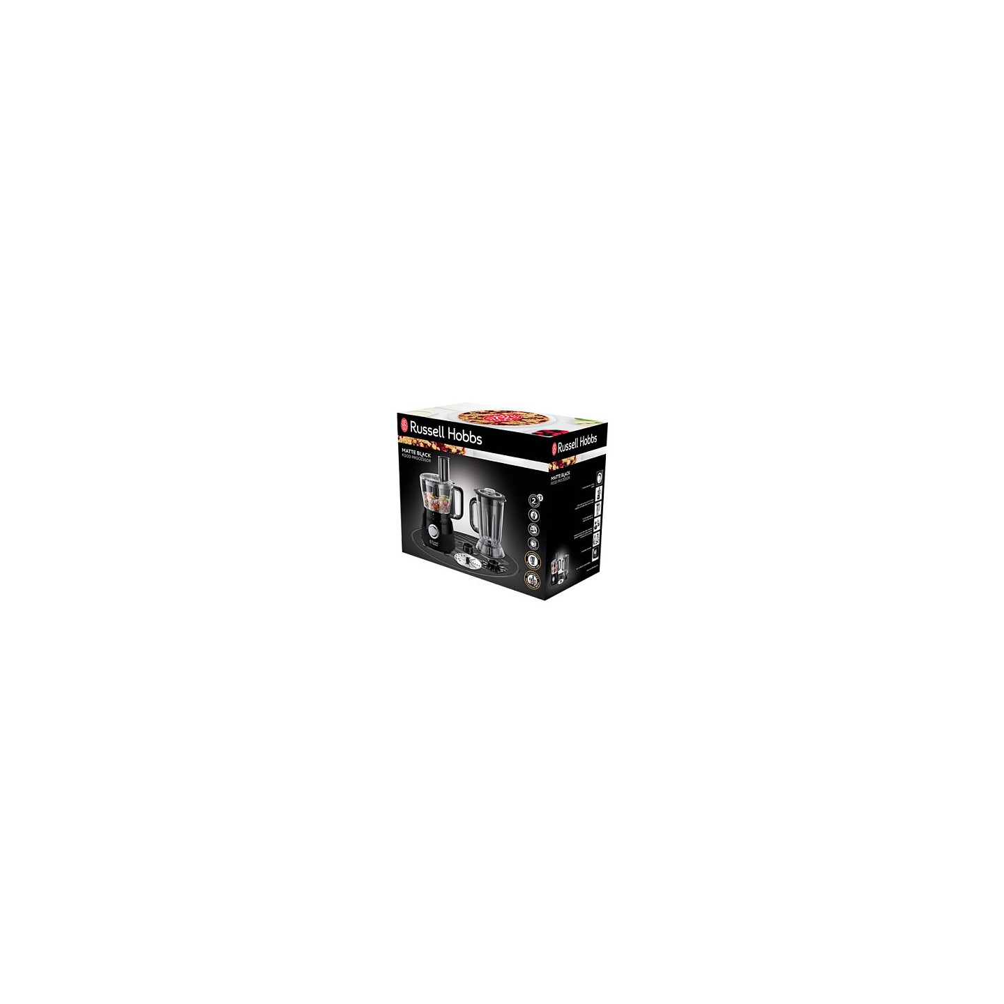 Russell Hobbs 24732-56 Matte Black Food Processor — Buy in Cyprus with Fast Delivery