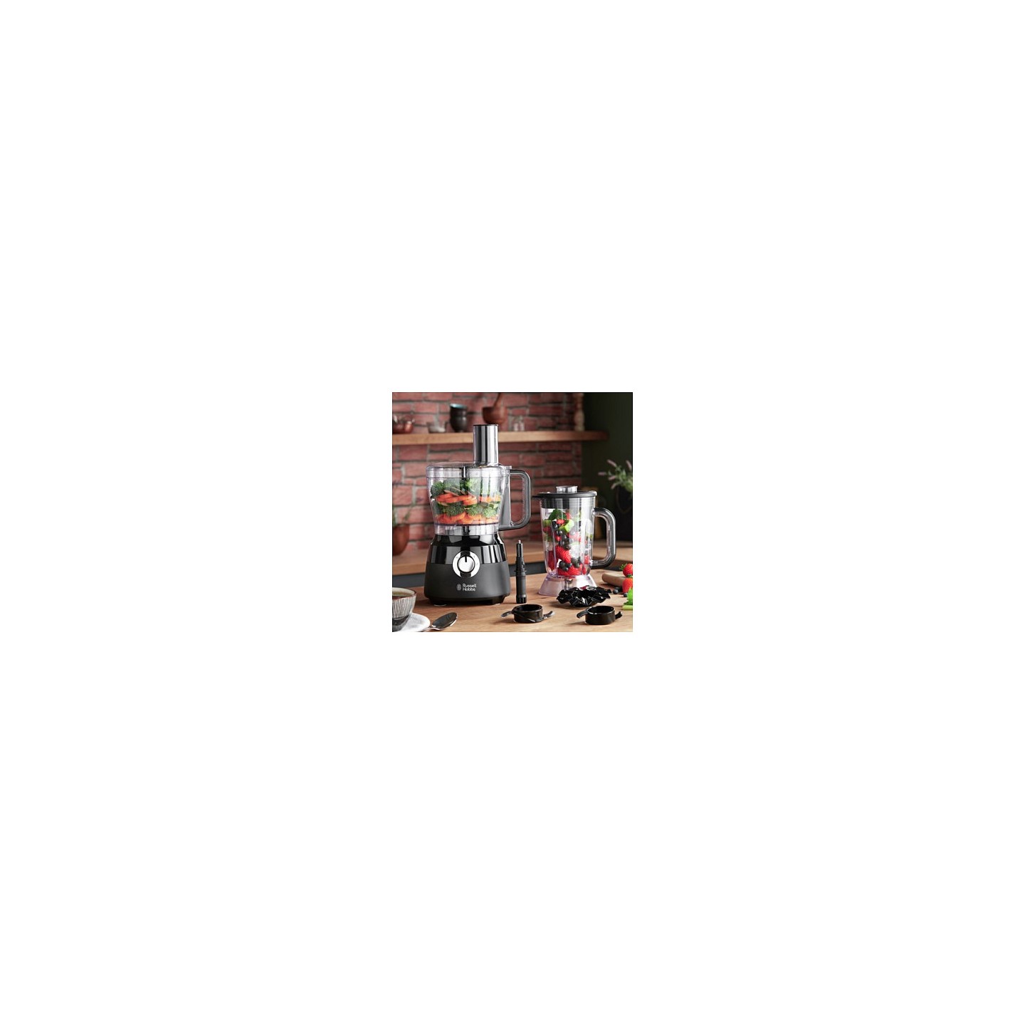 Russell Hobbs 24732-56 Matte Black Food Processor — Buy in Cyprus with Fast Delivery