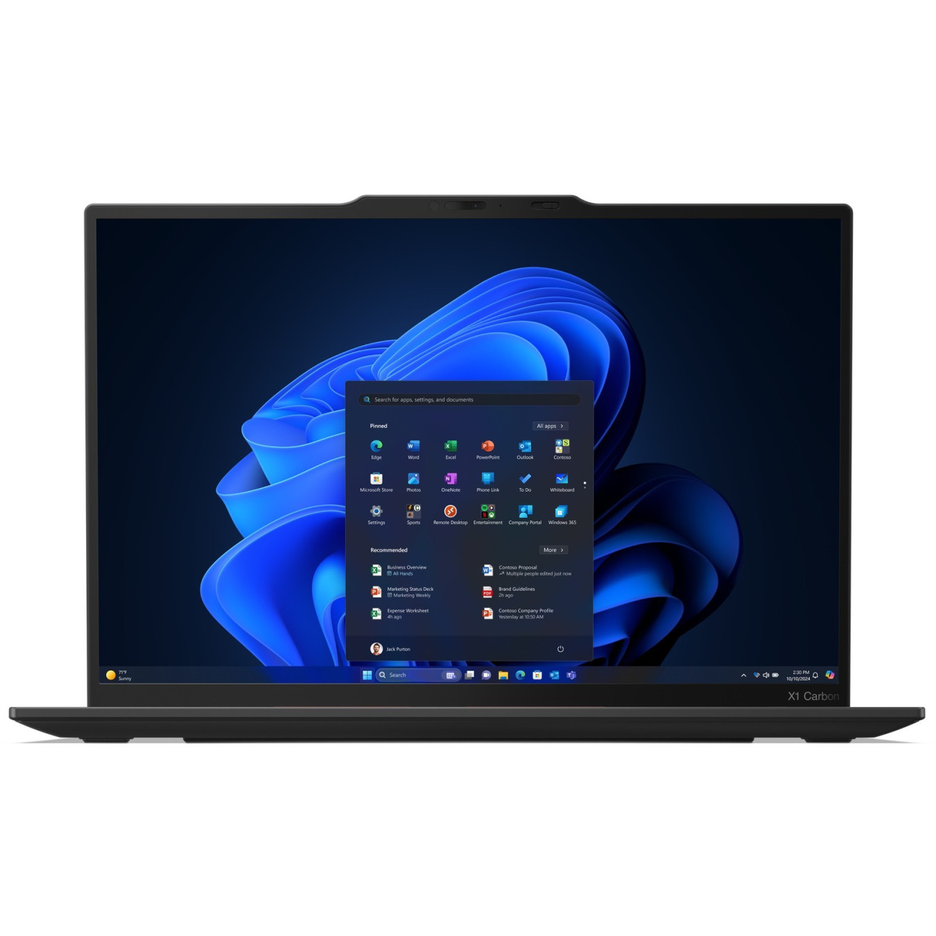 Lenovo ThinkPad X1 Carbon Gen 13 - 258V - Black, 14" WUXGA, Intel Core Ultra 7, 32GB LPDDR5x, 1TB SSD, 5G, Windows 11 Pro
